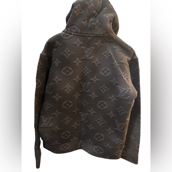 🔥RARE🔥LOUIS VUITTON X VIRGIL ABLOH '2054' 3D MONOGRAM HOODIE - Picture 6 of 15